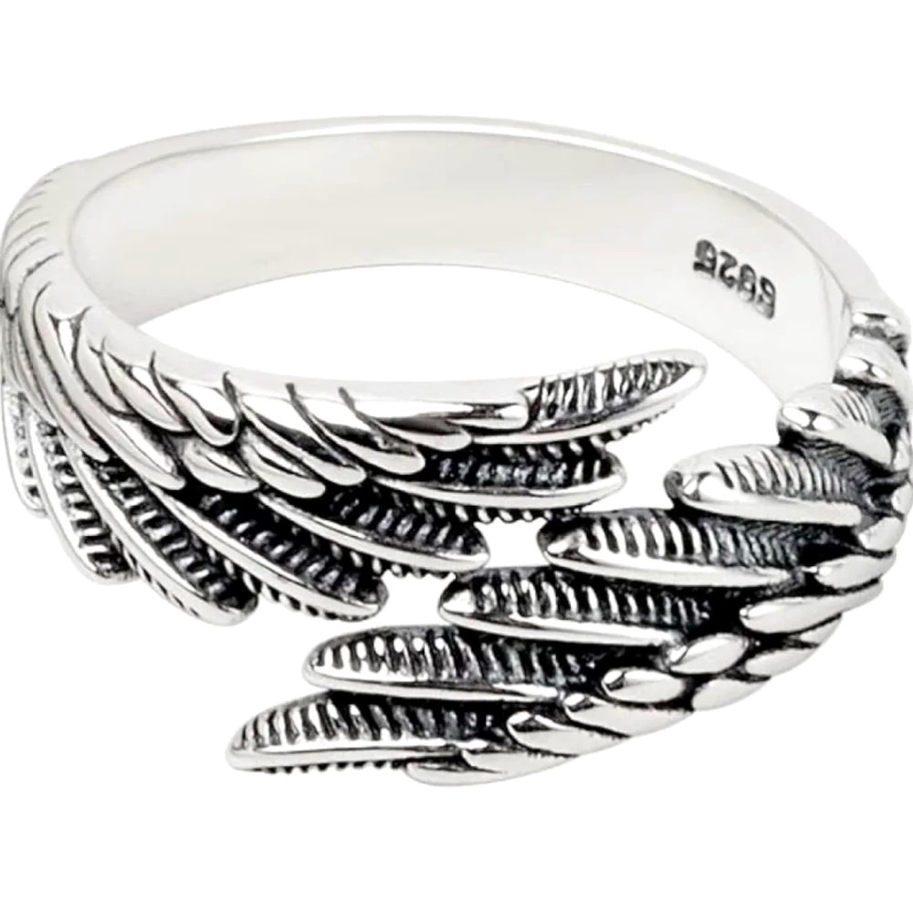 Angel Wing Ring |‎ 925 Sterling Silver